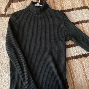 Zara mens ribbed wool turtleneck L